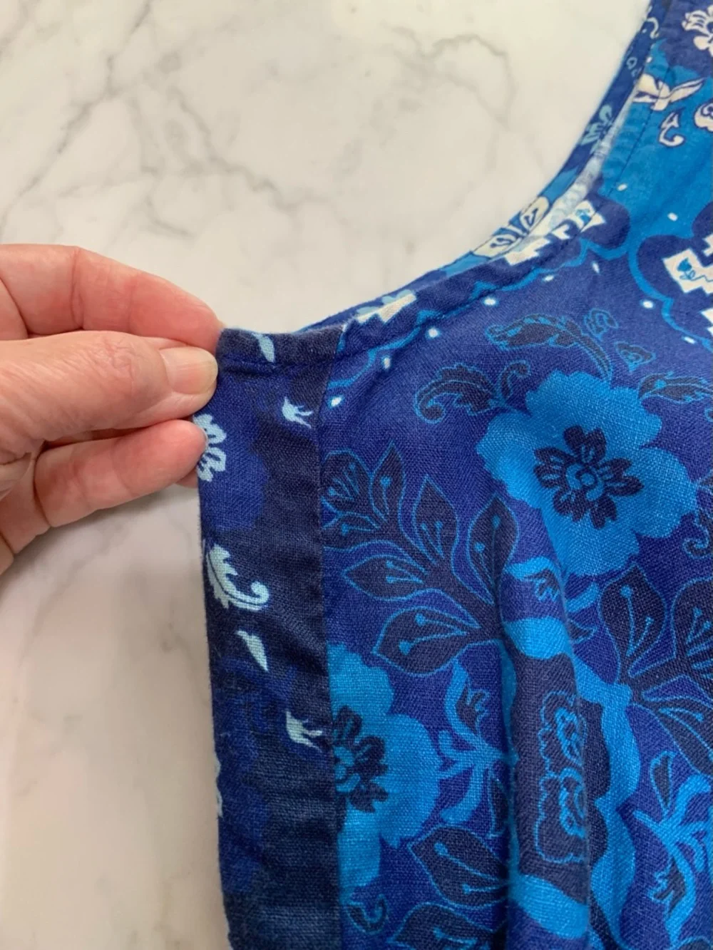 Johnny Was Drawstring Linen Tank Dress Midi Size S - Picture 6 of 11